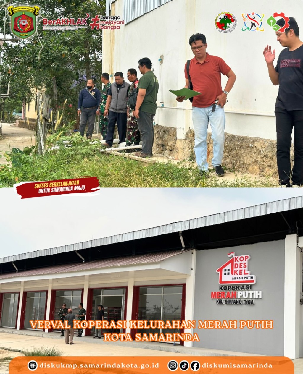 Verifikasi Lapangan Pembangunan Gerai KDKMP Kota Samarinda