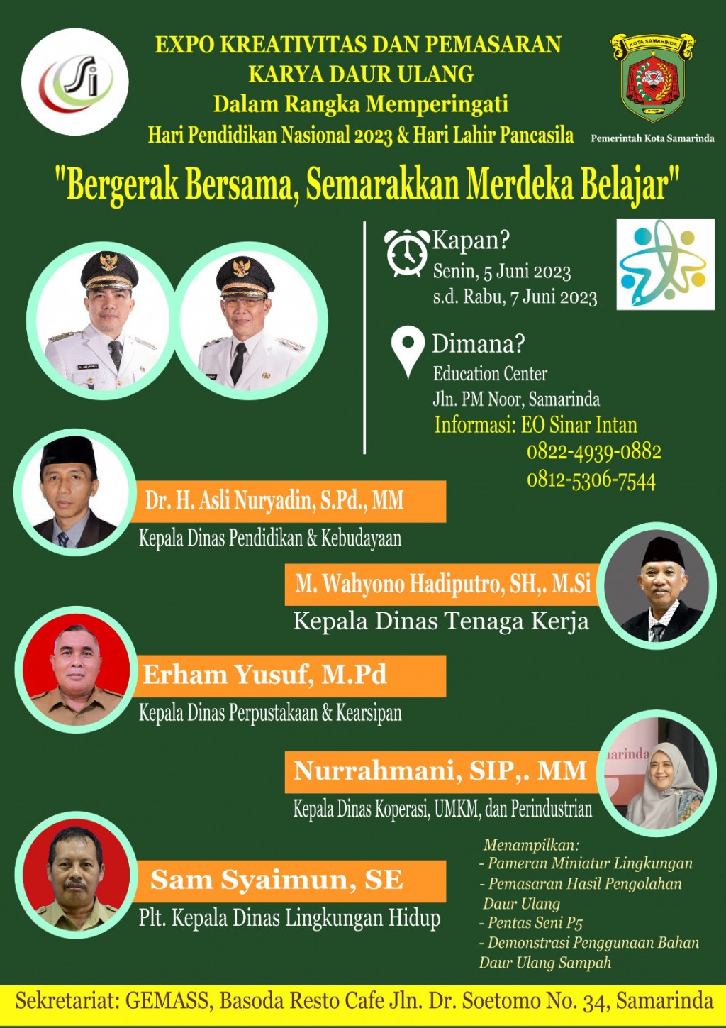 EXPO KREATIFVITAS DAN PEMASARAN KARYA DAUR ULANG