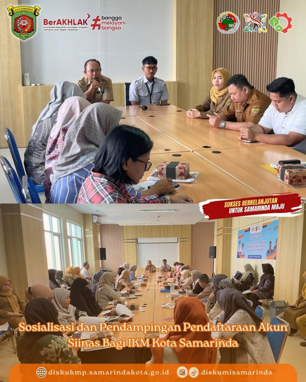 Sosialisasi dan Pendampingan Pendaftaran Akun SIINas Bagi IKM Kota Samarinda
