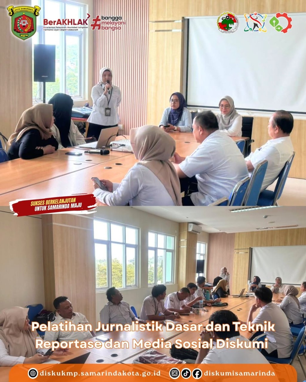 Diskumi Mengadakan Pelatihan Jurnalistik Dasar Teknik Reportase Dan Media Sosial untuk Tim Media Diskumi