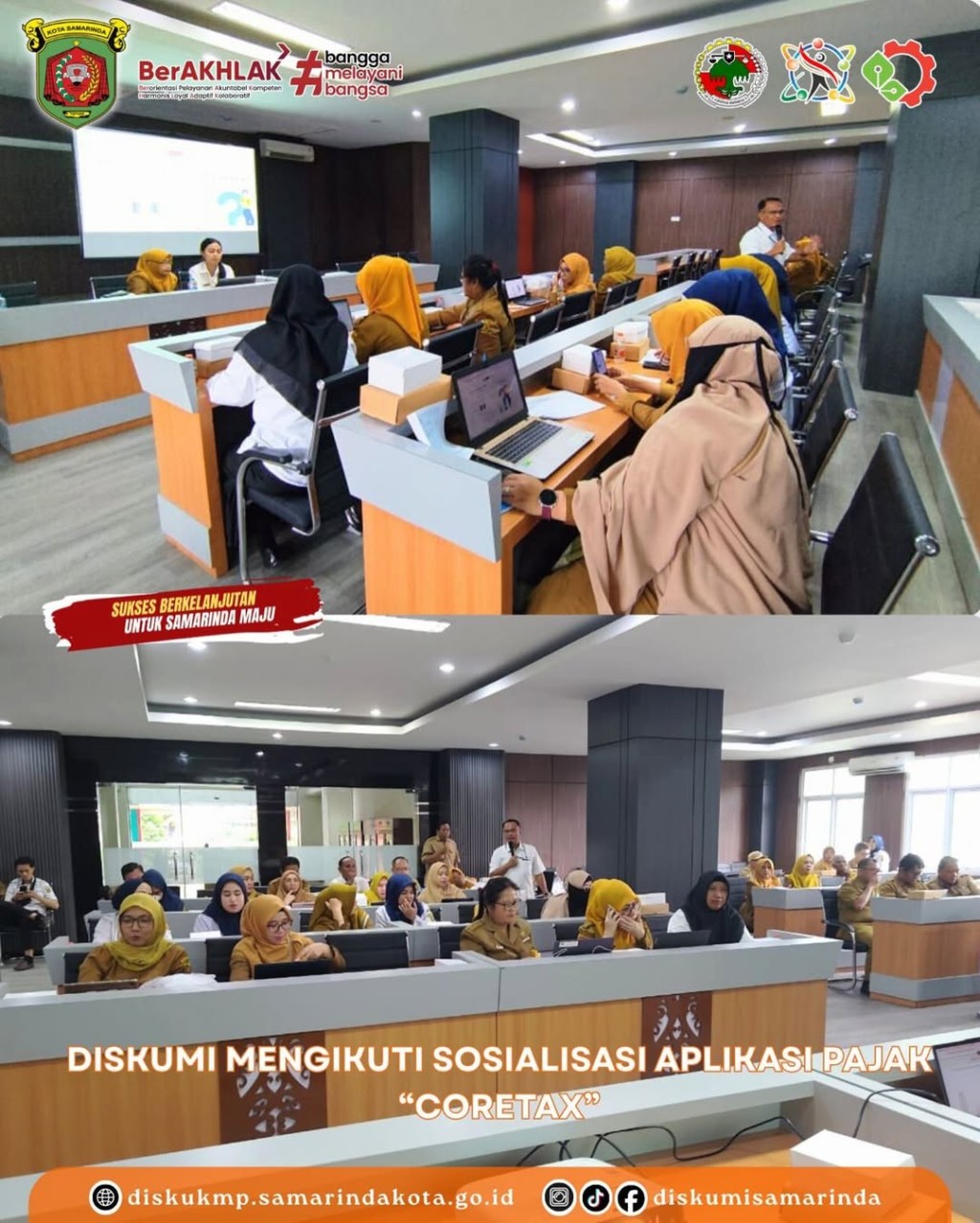 Diskumi Mengikuti Sosialisasi Aplikasi Pajak "Coretax"