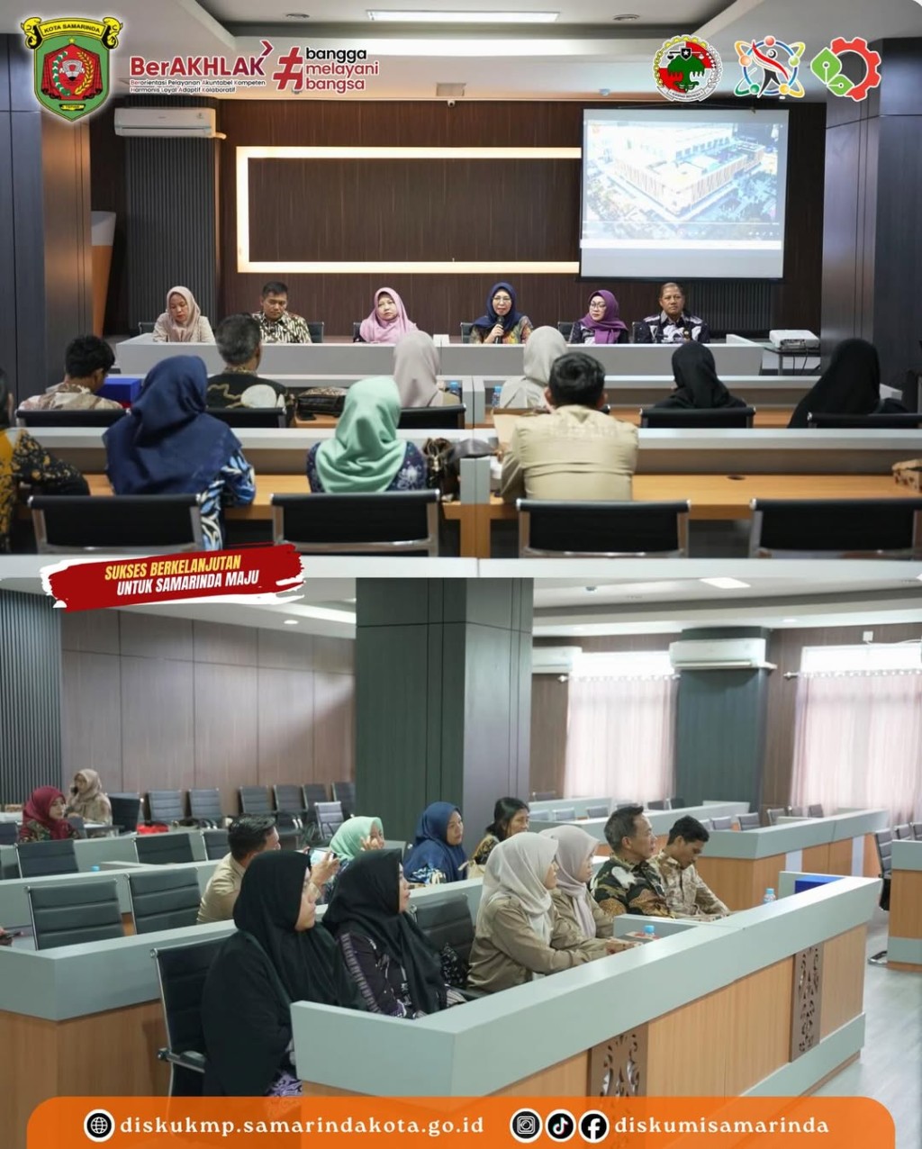 Dekranasda beserta Dinas Perdagangan wilayah Penajam Paser Utara (PPU) berkunjung dan bersilaturahmi dengan Diskumi