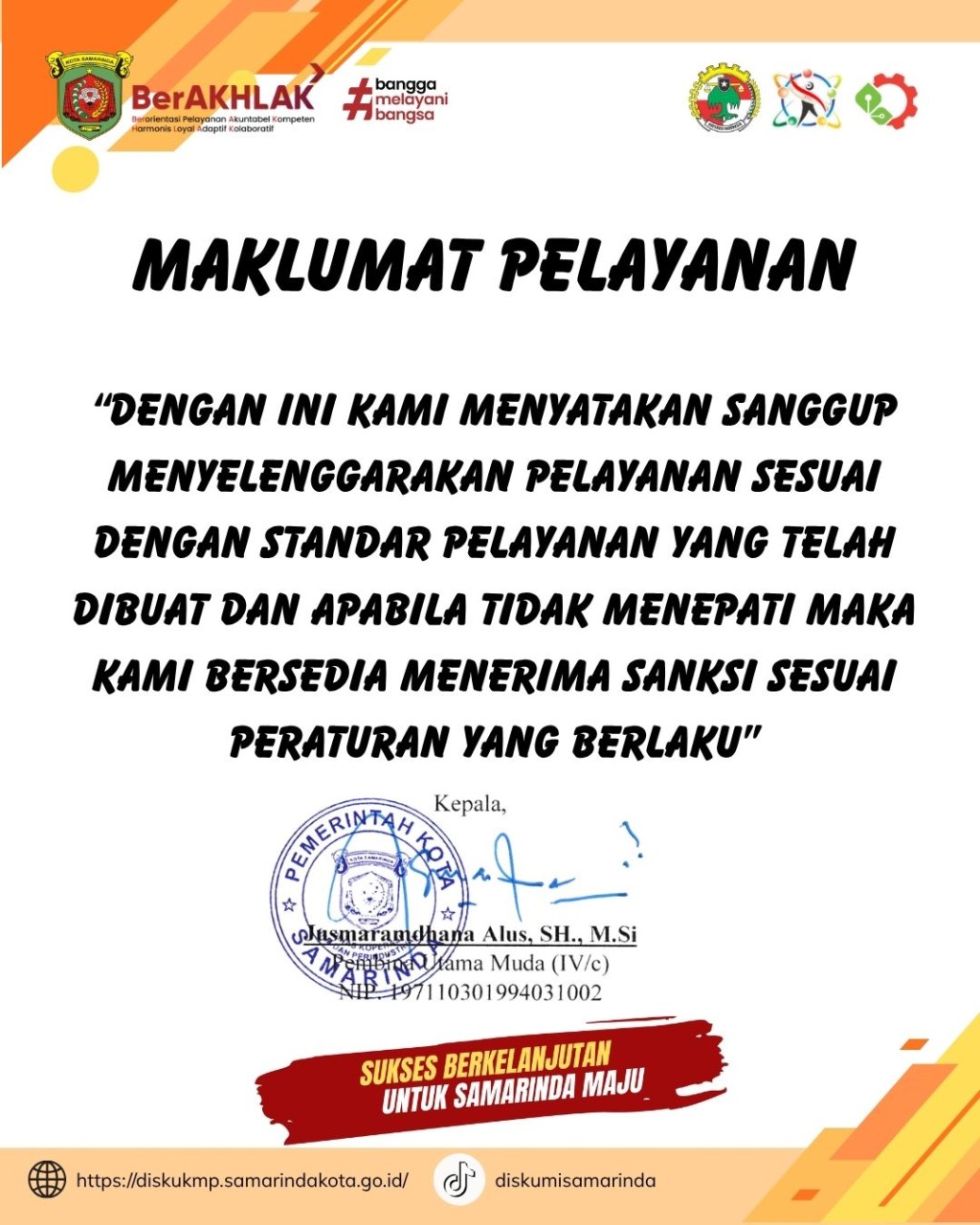 Maklumat Pelayanan