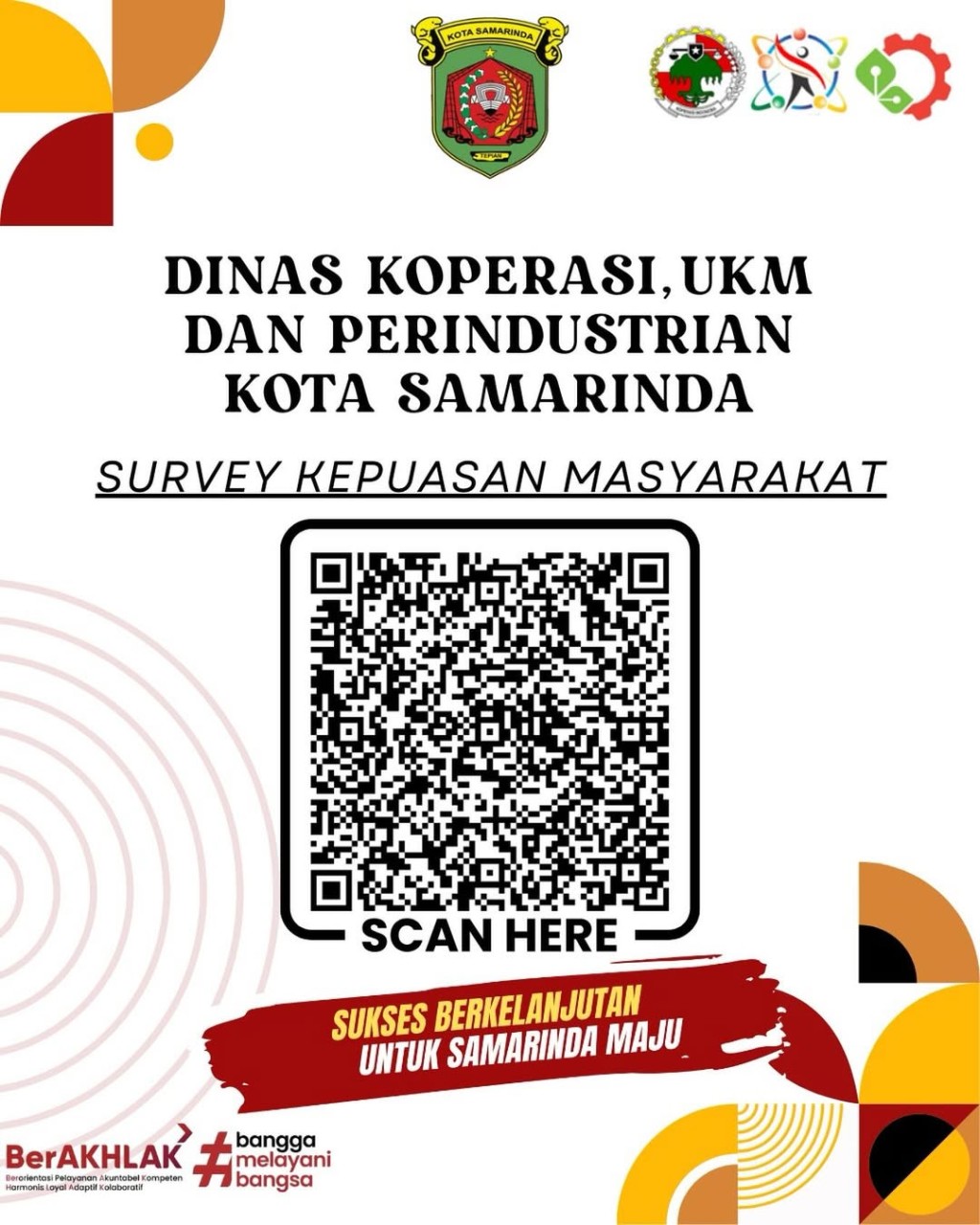 Survey Kepuasan Masyarakat Dinas Koperasi, Usaha Kecil Menengah dan Perindustrian Kota Samarinda