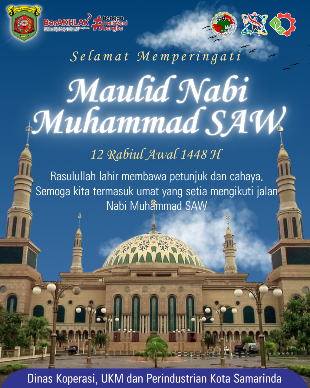 Selamat Memperingati Maulid Nabi Muhammad SAW 12 Rabiul Awal 1448 H