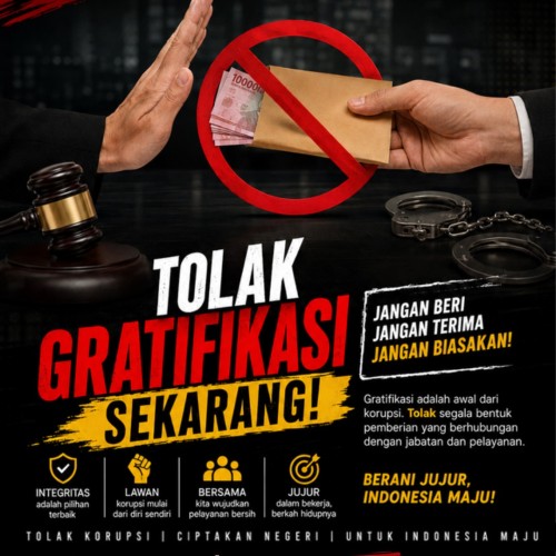 TOLAK GRATIFIKASI SEKARANG!