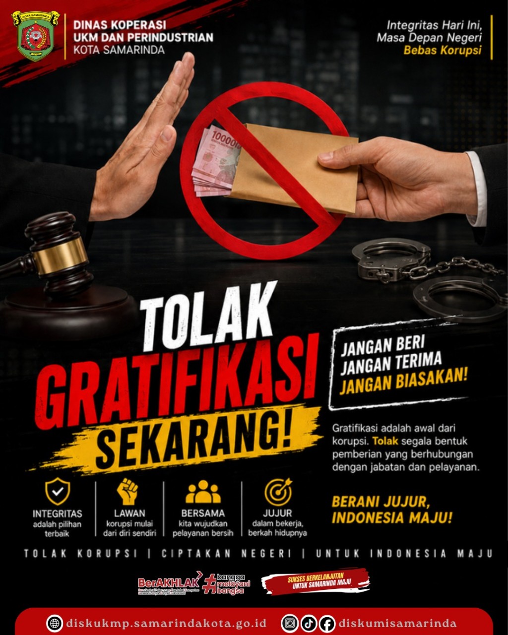 TOLAK GRATIFIKASI SEKARANG!